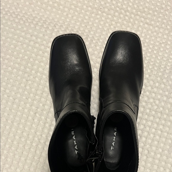 Tahari Joni Black Square-Toe Heeled Boot - Picture 4 of 4